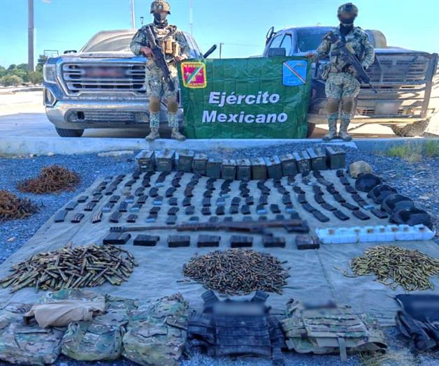 Ejército mexicano asegura más de 5 mil cartuchos en operativos en Tamaulipas Ejército mexicano asegura más de 5 mil cartuchos en operativos en Tamaulipas