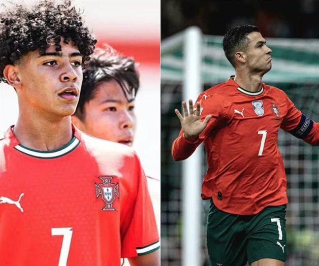 El hijo de Cristiano Ronaldo debuta con Selección de Portugal El hijo de Cristiano Ronaldo debuta con Selección de Portugal