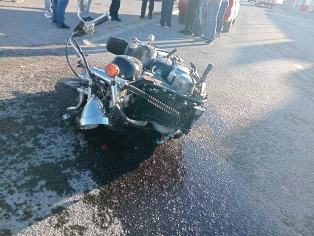 motociclista accidente en Reynosa