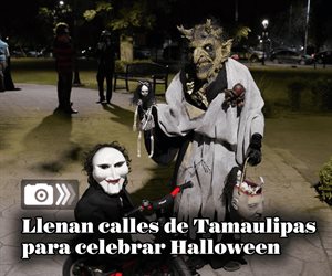 Llenan calles de Tamaulipas para celebrar Halloween