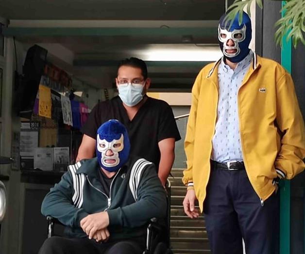 Blue Demon Jr. recibe el alta médica tras accidente automovilístico Blue Demon Jr. recibe el alta médica tras accidente automovilístico
