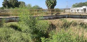 Dren pluvial en el olvido