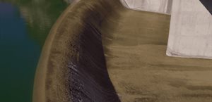 Rehabilitan cortinas de la presa Pedro J. Méndez en Tamaulipas