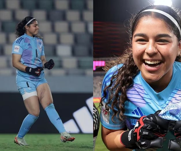 Valentina Murrieta es reconocida como la mejor guardameta del Mundial Valentina Murrieta es reconocida como la mejor guardameta del Mundial