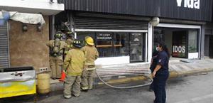 Se registra incendio en centro religioso de Río Bravo