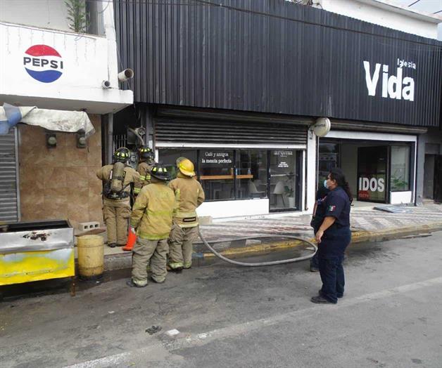 Se registra incendio en centro religioso de Río Bravo Se registra incendio en centro religioso de Río Bravo