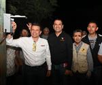 Instala Municipio  moderno alumbrado  público en Tamatán