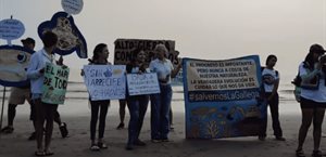 Protestan por ampliación del puerto de Veracruz