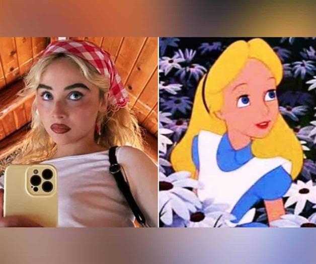 Sabrina Carpenter en cinta de Alicia en el País de las Maravillas Sabrina Carpenter en cinta de Alicia en el País de las Maravillas