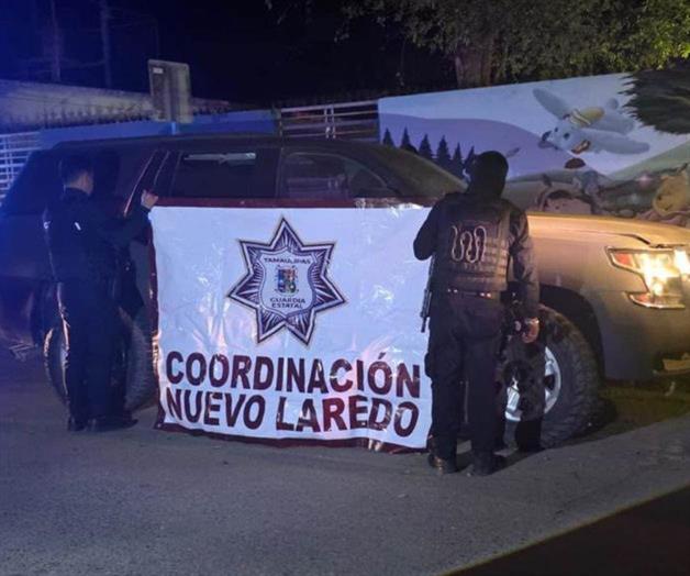 Recuperan en Nuevo Laredo camioneta con placas de Texas; tenía reporte de robo Recuperan en Nuevo Laredo camioneta con placas de Texas; tenía reporte de robo