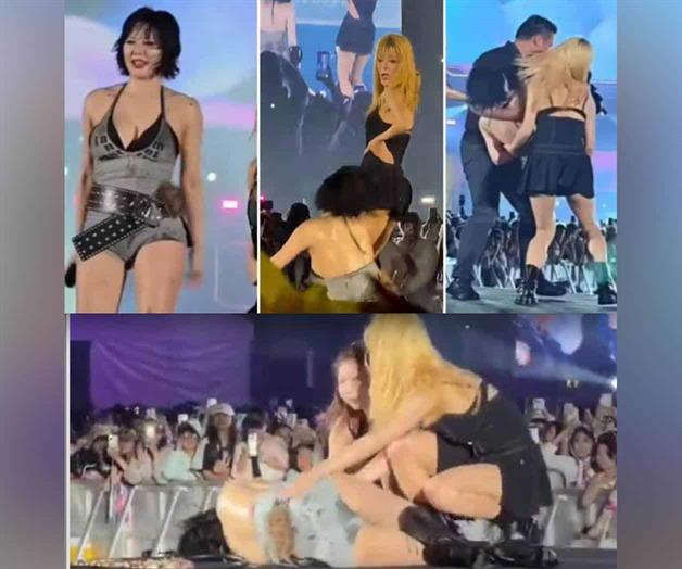 Se desmaya en el escenario Se desmaya en el escenario