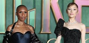 Ariana Grande vive tenso momento en estreno de Wicked