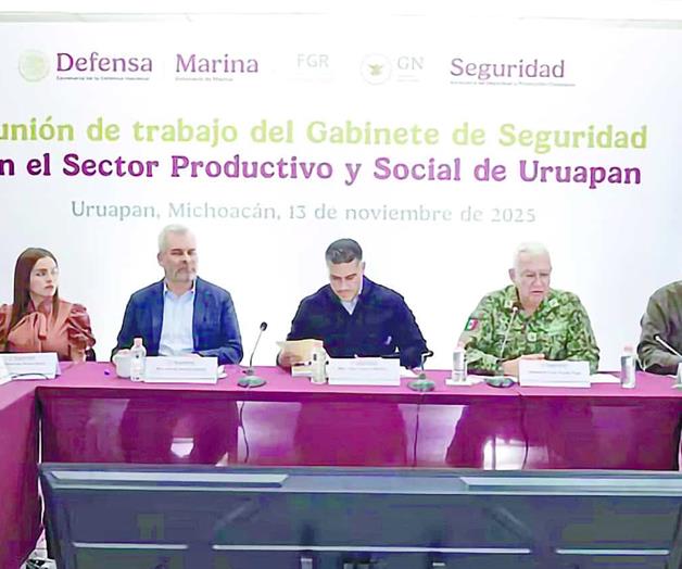 Llega García Harfuch a pacificar Michoacán Llega García Harfuch a pacificar Michoacán