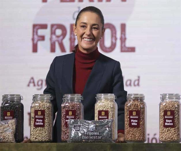 Sheinbaum promueve los frijoles Bienestar Sheinbaum promueve los frijoles Bienestar