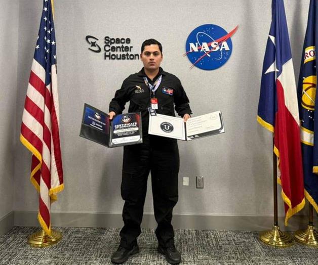 Estudiante de Tamaulipas concluye estancia en la NASA y gana premio