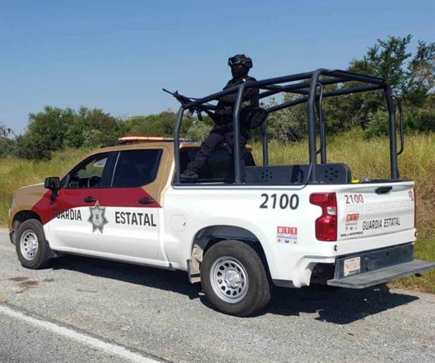 Aseguran camioneta, armas y cinco hombres en Padilla Aseguran camioneta, armas y cinco hombres en Padilla