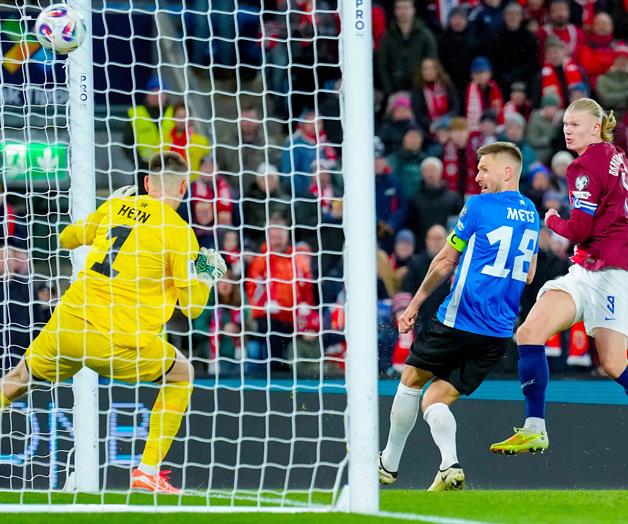 Doblete de Haaland y Noruega se acerca a la clasificación Doblete de Haaland y Noruega se acerca a la clasificación