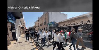 Realizan marcha en Ciudad Victoria Realizan marcha en Ciudad Victoria