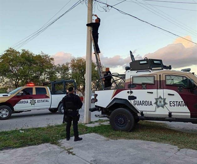 Guardia Estatal retira cámaras de vigilancia en Valle Hermoso Guardia Estatal retira cámaras de vigilancia en Valle Hermoso