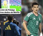 Fidalgo reacciona al talento de Gilberto Mora en pleno juego
