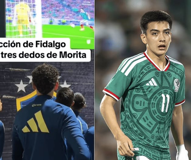Fidalgo reacciona al talento de Gilberto Mora en pleno juego