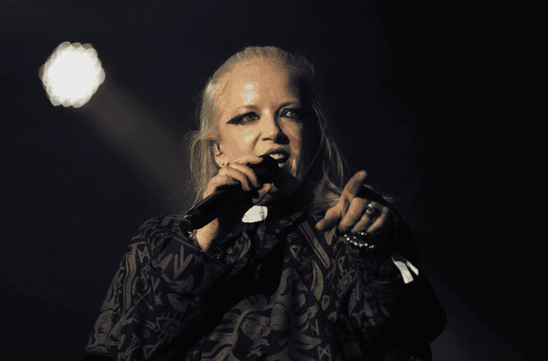 La banda Garbage en el escenario