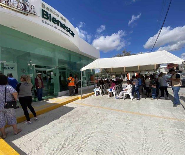 Saturado el Banco del Bienestar Saturado el Banco del Bienestar