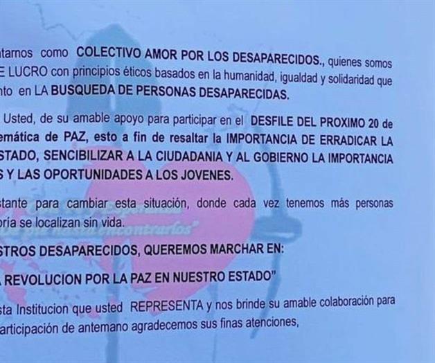 Solicitan permiso para participar en el desfile Solicitan permiso para participar en el desfile