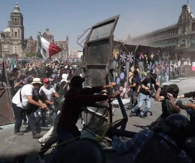 Grupos violentos en marcha Generación Z no son de Morena: Sheinbaum