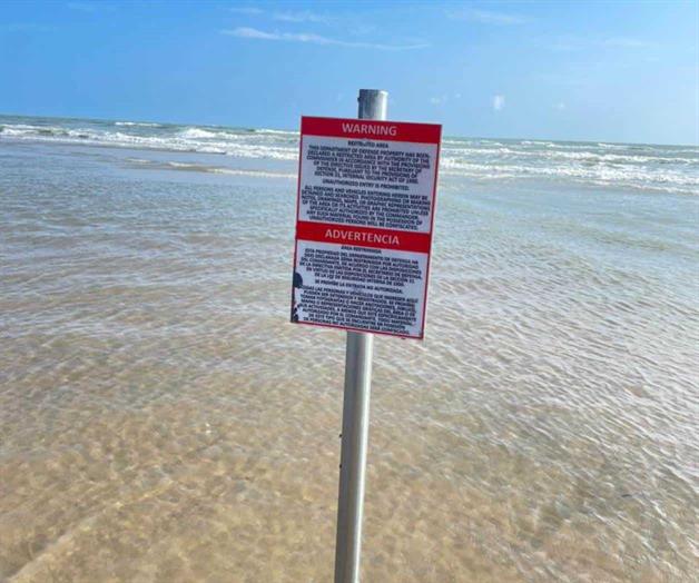 Matamoros reforzará seguridad en playa tras colocación de letreros por extranjeros