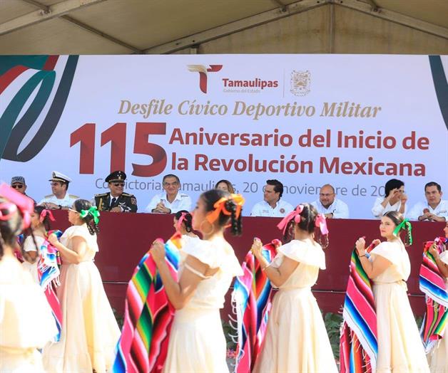 Participan más de 3,500 personas en desfile de la Revolución Mexicana en Ciudad Victoria Participan más de 3,500 personas en desfile de la Revolución Mexicana en Ciudad Victoria