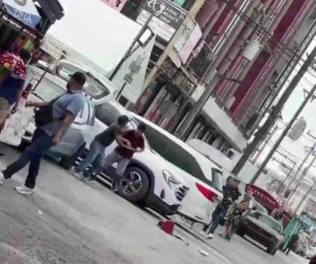 Captan riña en plena zona turística de Nuevo Progreso Captan riña en plena zona turística de Nuevo Progreso