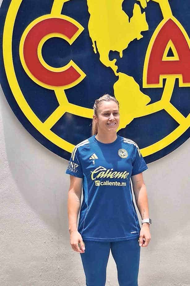 Sandra Paños, portera del América Femenil