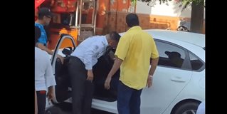 Automovilista ingresa al desfile en Ciudad Madero Automovilista ingresa al desfile en Ciudad Madero