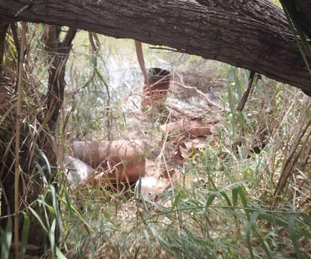 Localizan restos humanos y un tambo en Matamoros Localizan restos humanos y un tambo en Matamoros