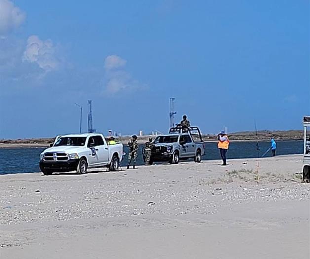 Realizan en Matamoros operativo para medir límites fronterizos Realizan en Matamoros operativo para medir límites fronterizos