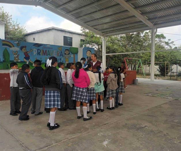 Refuerzan seguridad y bienestar en escuelas Refuerzan seguridad y bienestar en escuelas