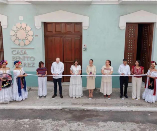Sheinbaum inaugura Museo Casa Benito Juárez en Veracruz Sheinbaum inaugura Museo Casa Benito Juárez en Veracruz
