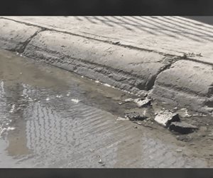 Desperdician cientos de litros de agua por fuga