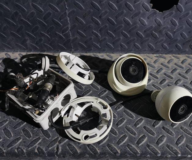 Guardia Estatal asegura cámaras de vigilancia irregulares en Matamoros Guardia Estatal asegura cámaras de vigilancia irregulares en Matamoros