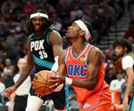 Vence Thunder a Trail Blazers