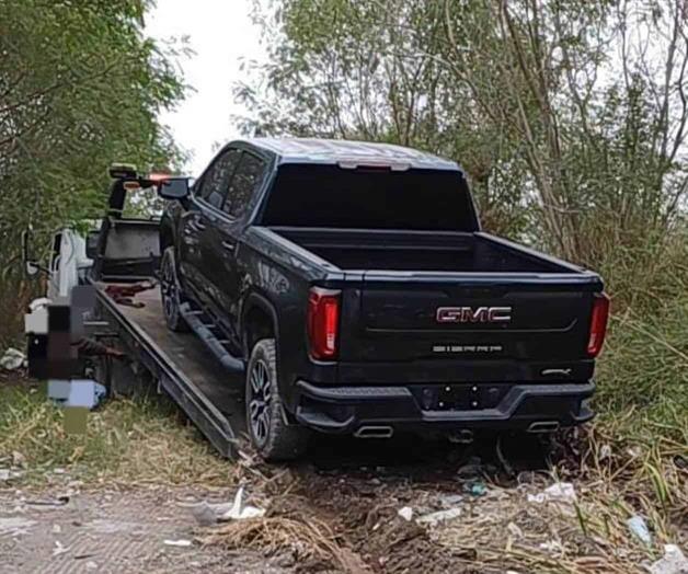 Recuperan camioneta con reporte de robo en Matamoros