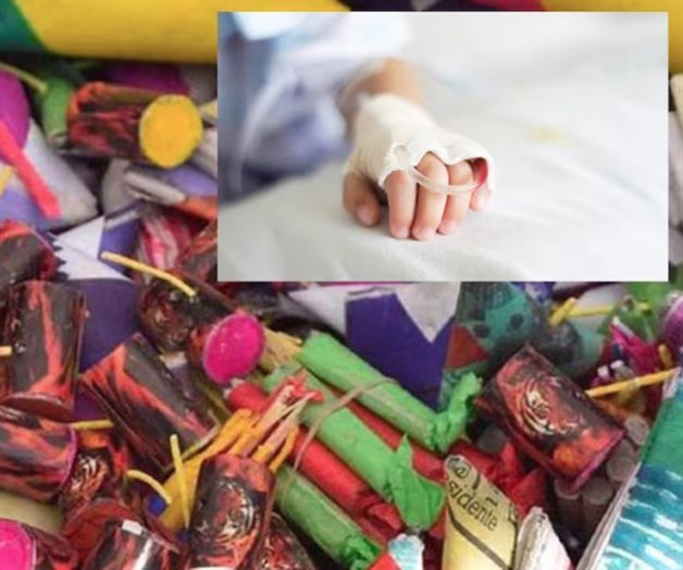 Menor pierde un ojo por pirotecnia en Querétaro Menor pierde un ojo por pirotecnia en Querétaro