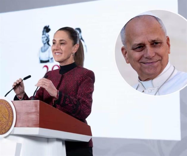 Sheinbaum revela que busca llamada con el Papa León XIV Sheinbaum revela que busca llamada con el Papa León XIV