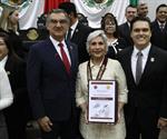Reconoce Congreso a la maestra Cecilia Lugo