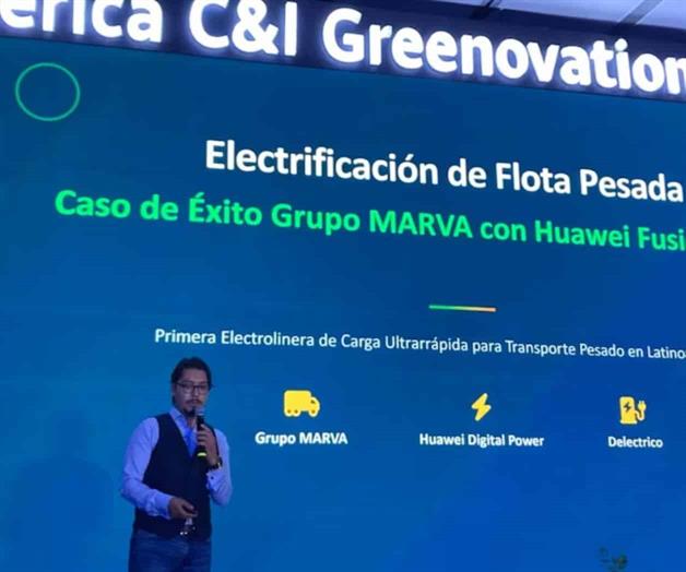 Inauguran electrolinera de camiones en México Inauguran electrolinera de camiones en México