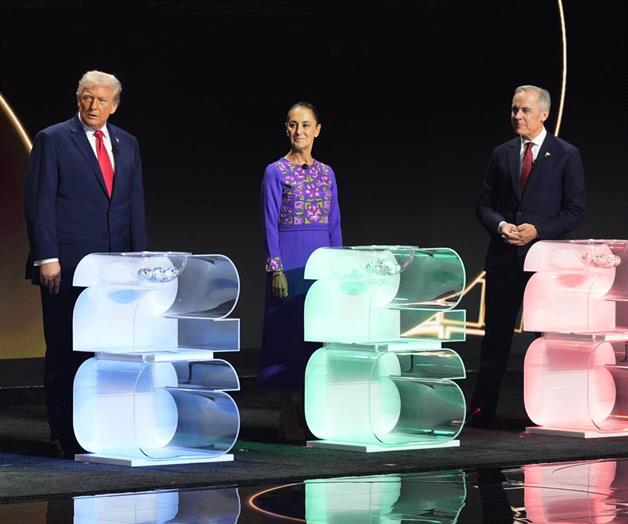 El sorteo del Mundial comienza con Trump, Sheinbaum y Carney eligiendo bolas de sus naciones