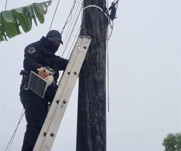 Retiran cámara irregular en Matamoros; estaba en un poste
