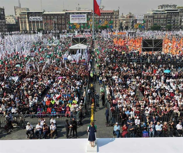 Muestra Sheinbaum fuerza y cohesión