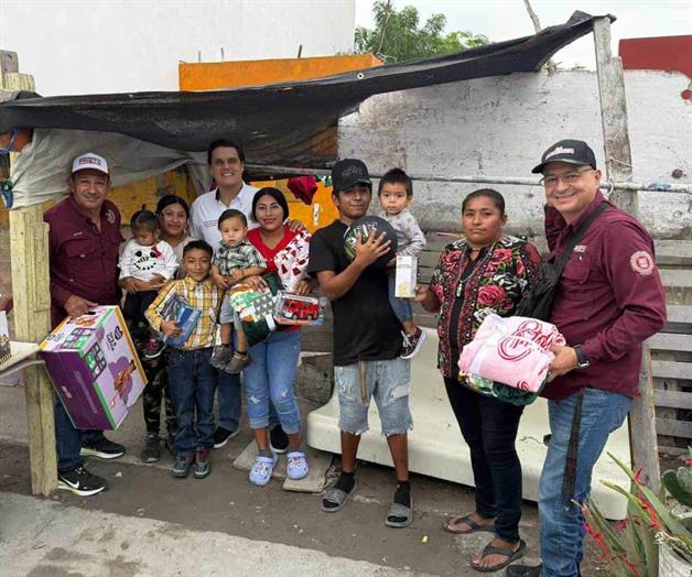 Refrenda legislador su compromiso con familias